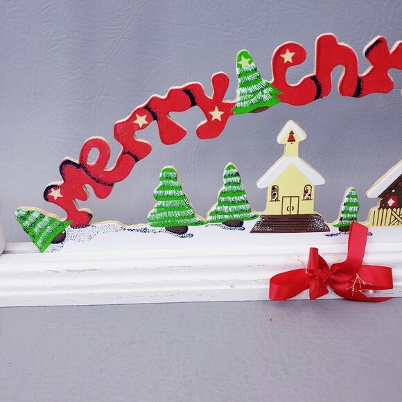 Vintage House of Lloyd Christmas Around the World Merry Christmas Taper Holder - Picture 6 of 16